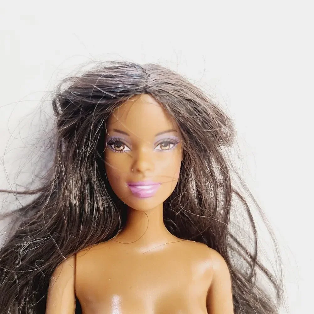 Barbie Christie African American Doll 2000s 1990 Mattel Purple Eyeshadow